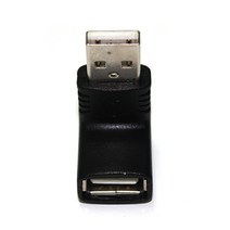 USB 젠더- 연장(M/F)/90도 꺽임형, 1개, G2953