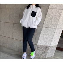 빅사이즈 양털 후리스 집업 남녀공용 오버핏 커플 6칼라