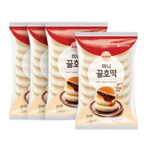 기린 미니꿀호떡 4봉 방학 초등학생 아이들 간식 유치원 사무실 롯데제과 가을 당충전, 2개
