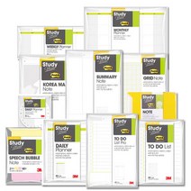 3M 포스트잇 스터디메이트 한국지도 노트 657 필기노트