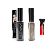 디바덤 래쉬 익스텐더 + 브로우 익스텐더 애쉬블론드 + 빨간브러쉬 2p 세트, 5세트, 래쉬+브로우+브러쉬2p