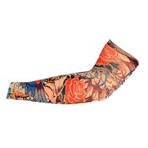 문신팔토시 문신 타투 쿨 토시 이레즈미 고탄력 팔 슬리브 농구 축구 야구 스포츠용 UV 햇빛 차단, [01] B