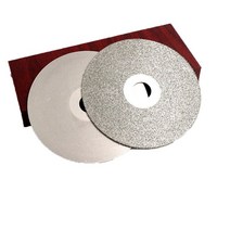 Uranne-100mm 전기 도금 에머리 다이아몬드 그라인딩 디스크 폴리셔 옥 마노 유리 조각 모따기 1 개, 17 single side 180