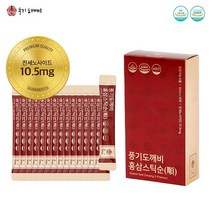 [추석 선물] 풍기도깨비 6년근 홍삼스틱 순 실속벌크포장 진세노사이드 10.5mg, 120포, 10ml/진세노사이드10.5mg