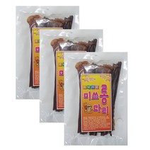 건어물파티 컷팅 장족 미쓰 롱다리 오징어다리 문어다리, 3팩, 180g