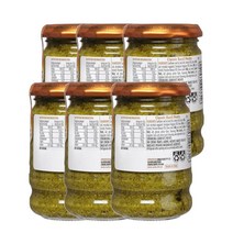사클라 페스토 클랙식 그린 190g Sacla Pesto Classic Green, 6팩, 6개