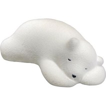 게으른 북극곰 북극곰등받이 쇼파등받이 곰 쿠션 자이언트곰 소품, 적갈색