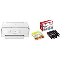 [잉크 세트] Canon 프린터 A4 잉크젯 복합기 PIXUS TS6330 화이트 + 순정 잉크 카트리지 BCI-381(BKCMY)+380 5색 멀티팩 BCI-381+3805MP