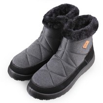 아크라 롤링 여성 퀄팅 누빔 방한 하이탑 부츠 워커 발목 미끄럼방지 논슬립 키높이 3.5cm
