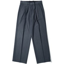 SIGNATURE 투턱 와이드 슬랙스 그레이 two tuck wide slacks gray YE