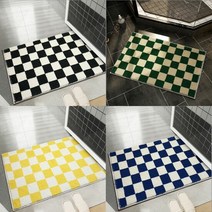 발매트 러그 욕실 주방 싱크대 인테리어 체커 40x120, 단품