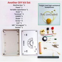 DIY 키트 광석 라디오 조립 손으로 용접 개방, 한개옵션0