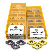 선반 밀링 바이트 초경 인서트 dcmt070204 dcmt11t304 dcmt11t308 내부 선삭 공구 금속 선삭 공구 cnc 공구 초경 선삭 인서트 dcmt, 10개, DCMT11t308 vp15tf