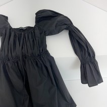 볼륨전체퍼프 스모크 밴딩 쮸리원피스