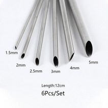 도예 도공 도자기공예 6pcs 세라믹 구멍 펀치 스테인레스 스틸 라운드 주전자 구멍 오프너 diy 수제 조각 조각 도자기 펀칭 도구 12cm, 6개