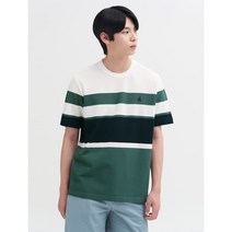 화이트 에어 모던 피케 블록 티셔츠 (BC2342A131)