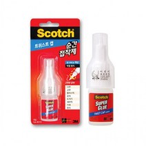스카치 본드 순간접착제 트위스트캡 액상형 10g AD110 상품, 상세페이지 참조