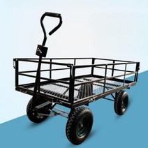 대형 핸드카트 핸드카 수레 카트 농업용 운반차 덤프 수동 구루마 리어카, 고급 120x60x48 공기주입