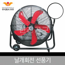 우주 플러스 앉은뱅이 선풍기 데스크팬 날개회전형, wfsf-24s[24인치]