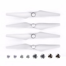 DJI 팬텀 4 프로 고급 드론 부품 윙 팬 교체 키트용 4pcs 9450S 퀵 릴리스 프로펠러 소품 블레이드, 04 GRAY