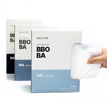 뽑아쓰는 분리수거 용 비닐봉투 30L 50L 80L 용비닐 비닐봉투 용 쓰레기봉투 분리수거, 3.80L50매