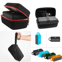 마샬 엠버튼 1 2 케이스 스피커 케이스 밴드형 실리콘 파우치, 기본형-빨간테두리, 엠버튼 2 1