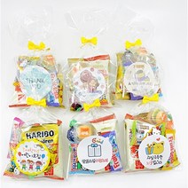 굿즈팡팡 어린이집 유치원 선생님 생일 사무실 행사 답례품 과자 간식 선물세트, 10번스티커+과자