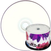 퓨전 52배속 700MB CD-R 50장 케이크박스 포장/공CD