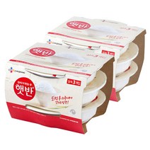 햇반 백미밥, 210g, 6개