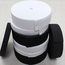 고무밴드 고무줄 허리고무줄 바지고무밴드-대용량 롤 뭉치 50y, 폴리밴드-검정40mm(1롤)