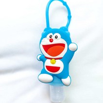 라이프피스 휴대용 손소독제 케이스 키링 홀더 용기 가방걸이, 1개, 도라이몽