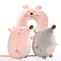 케이모던스 변신목베개 비즈쿠션 여행용 기내용 차량용목쿠션