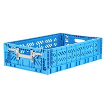 아이카사 폴딩박스 L Active Lock 15.6cm 손잡이, blue, 1개
