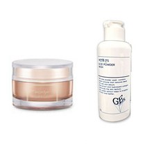 이오스타 브릴리언트 크림 50ml 풀러린 산양추출물 함유(선물 알로에 파우더 워시 90g)