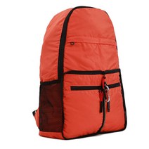 데일리백 중년 접히는 여행 가방 데일리 방수 백팩 오렌지 배낭-89371EA