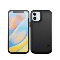 리아 아이폰 13 MINI PRO MAX 거치대 일체형 대용량 보조배터리 케이스 6000mAh, iPhone13ProMax
