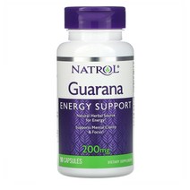 나트롤 구아라나 과라나 추출물 200mg 90캡슐 1개, 기본