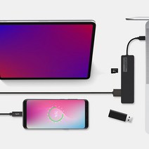 5in1 C타입 멀티허브 USB3.0+USB2.0+HDMI+TF+SD슬롯 삼성DeX지원 TV연결 노트북 맥북 태블릿PC 탭
