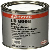 Loctite 51008 Copper LB 8008 C5-A Anti-Seize Lubricant -20 Degree F Lower Temperature Rating to 180, 1