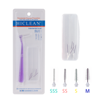 하이크린(HICLEAN) #HL016 치간칫솔 L-Type 1B+6P, 사이즈 M