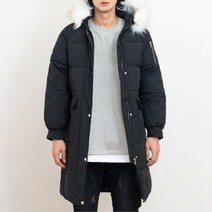 남학생 모자달린 검정색 가성비 롱패딩 출근 롱기장 유행안타는 30대