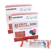 신프로 프리바이오틱스5000 5g 60포x1박스 2개월분 유산균 쾌변에 도움, 1개
