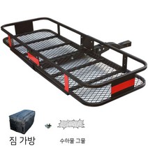 자동차 후방 캐리어 짐 리어 랙 화물 트레일러, C트레일러 러기지 랙 + 수하물 + 그물