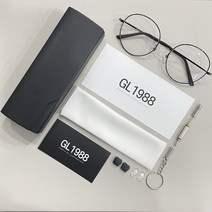 안경사가 직접 만든 블루라이트차단안경 맞춤 근적외선차단 GL1988, 54, 블루라이트차단, 블랙실버