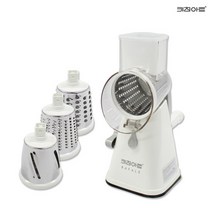 키친아트 라팔 만능슬라이서 3종 채칼 채썰기 GS076 만능채칼 채썰기 편썰기 다지기 야채 슬라이서, 단품, 1개