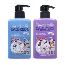 스노우버디 더스트클렌징 샴푸 350ml + 올인원 바디워시 350ml 세트, 4세트