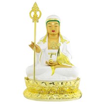 [TK]백의불상지장2자반7치(연꽃좌대) 불상