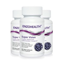 엔조헬스 슈퍼 비전 루테인 블랜커런트 케타카로틴 엔조제놀 60캡슐 3팩 Enzo Health Super Vision