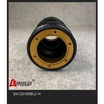 에어 서스펜션 SN120180BL2H오픈 엔드 플레이트 에어 스프링 벨로우 고무 라이드 충격 흡수공압 부품, 02 Gold