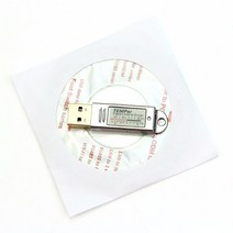 USB 센서 제어 알람 데이터 로거 테스터 온도 측정 온도계, 보여진 바와 같이, 1개